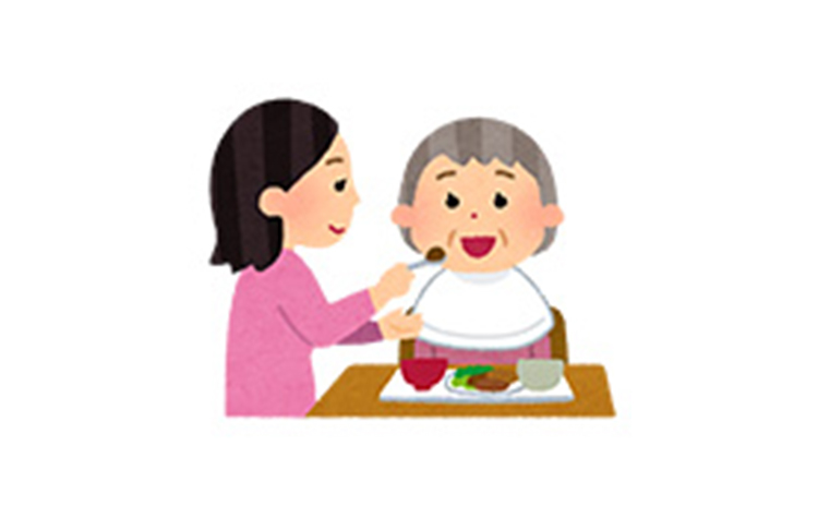 摂食・嚥下（えんげ）訓練のイラスト